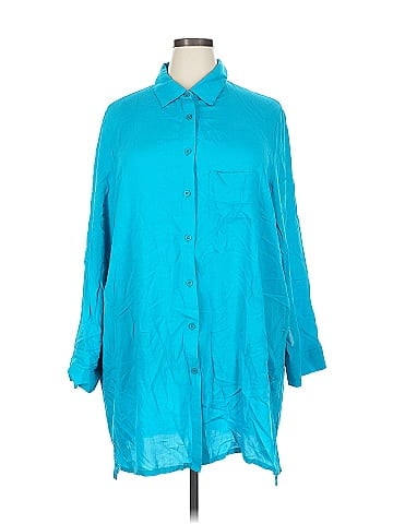 Sheshow 3/4 Sleeve Button-Down Shirt (view 1)