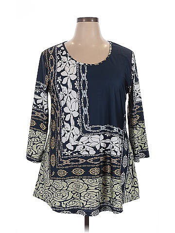 Lily by Firmiana 3/4 Sleeve Blouse (view 1)
