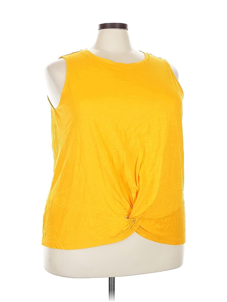 Click to view more detailed imagery on our partner's website Pre-owned Sanctuary Sleeveless T-shirt In Yellow