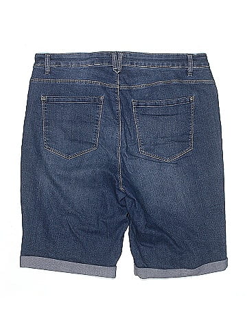 Curve Appeal Denim Shorts (view 2)