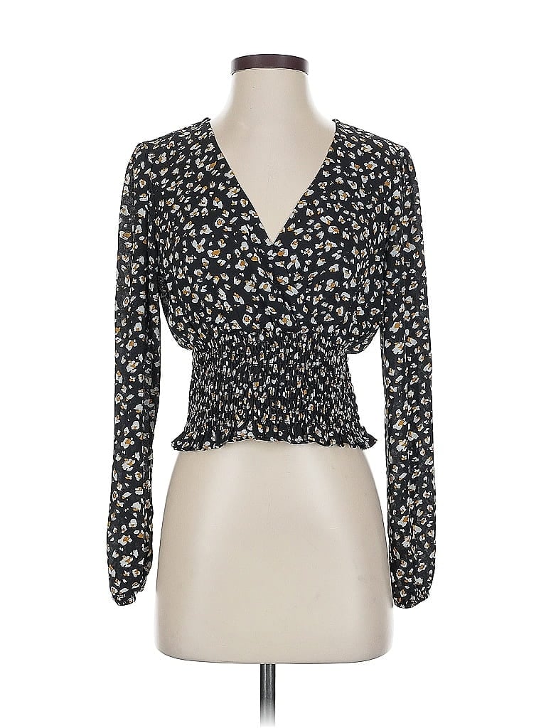 Click to view more detailed imagery on our partner's website Pre-owned Nine Britton Long Sleeve Blouse In Black