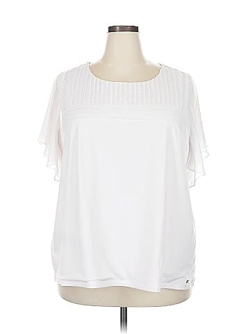 Calvin Klein Short Sleeve Blouse (view 1)