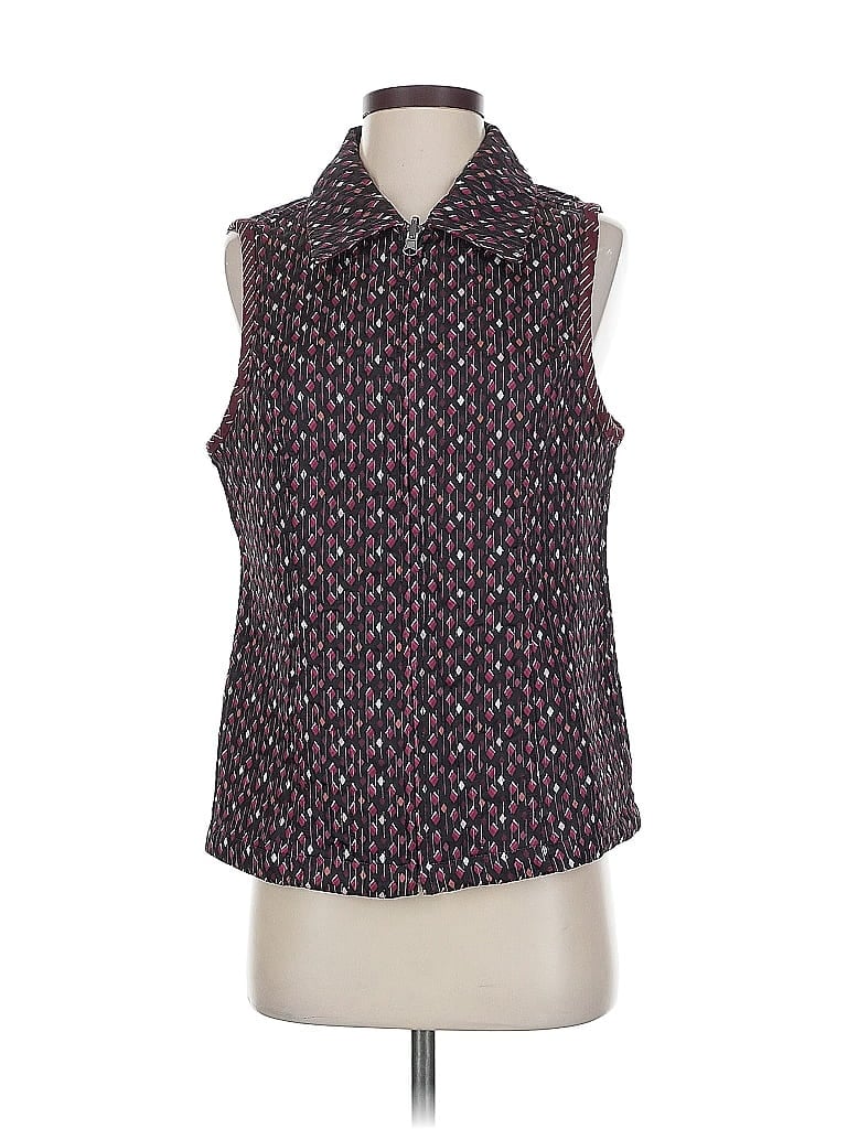 Pre-owned Christopher & Banks Vest In Purple