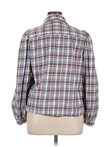 a.n.a. A New Approach Long Sleeve Button-Down Shirt (view 2)