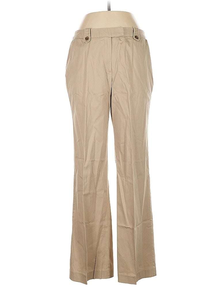 Pre-owned Evan Picone Khaki Pant In Brown