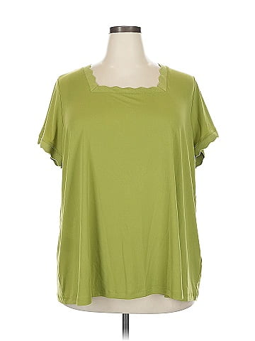 Susan Graver Short Sleeve Blouse (view 1)