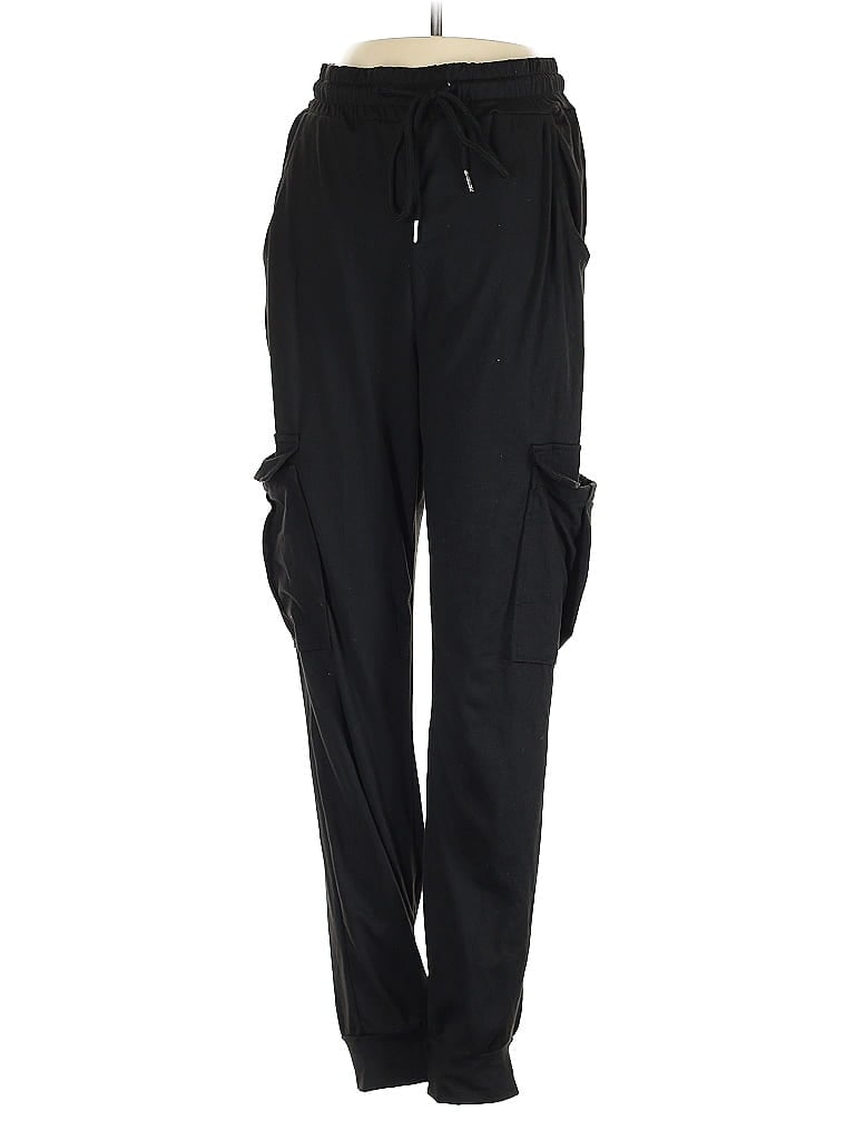 Pre-owned Unbranded Cargo Pants In Black