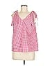 dalia Pink Sleeveless Blouse Size M - photo 1