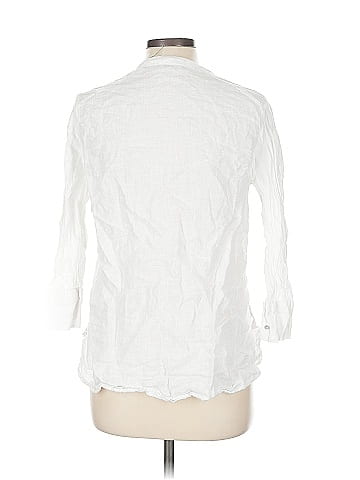Suzy D 3/4 Sleeve Button-Down Shirt (view 2)