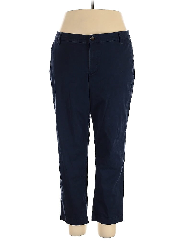 Pre-owned J.crew Factory Store Casual Pants In Blue