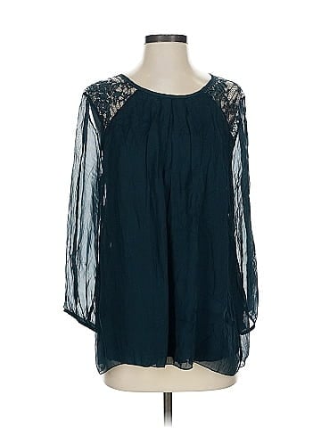 Nicole 3/4 Sleeve Silk Top (view 1)