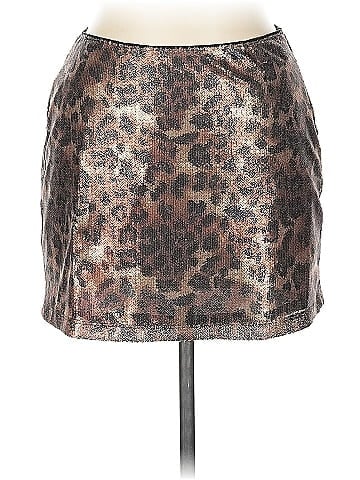 Pull&Bear Faux Leather Skirt (view 1)