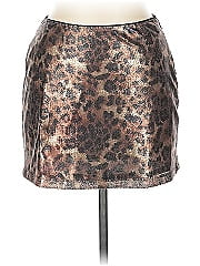 Pull&Bear Faux Leather Skirt