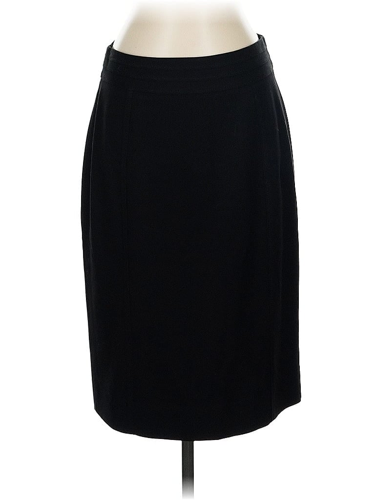 Pre-owned White House Black Market Formal Skirt In Black