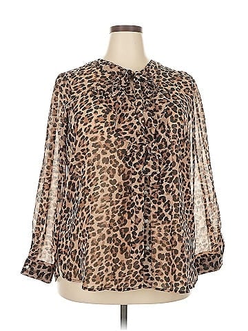 Ellos Long Sleeve Blouse (view 1)