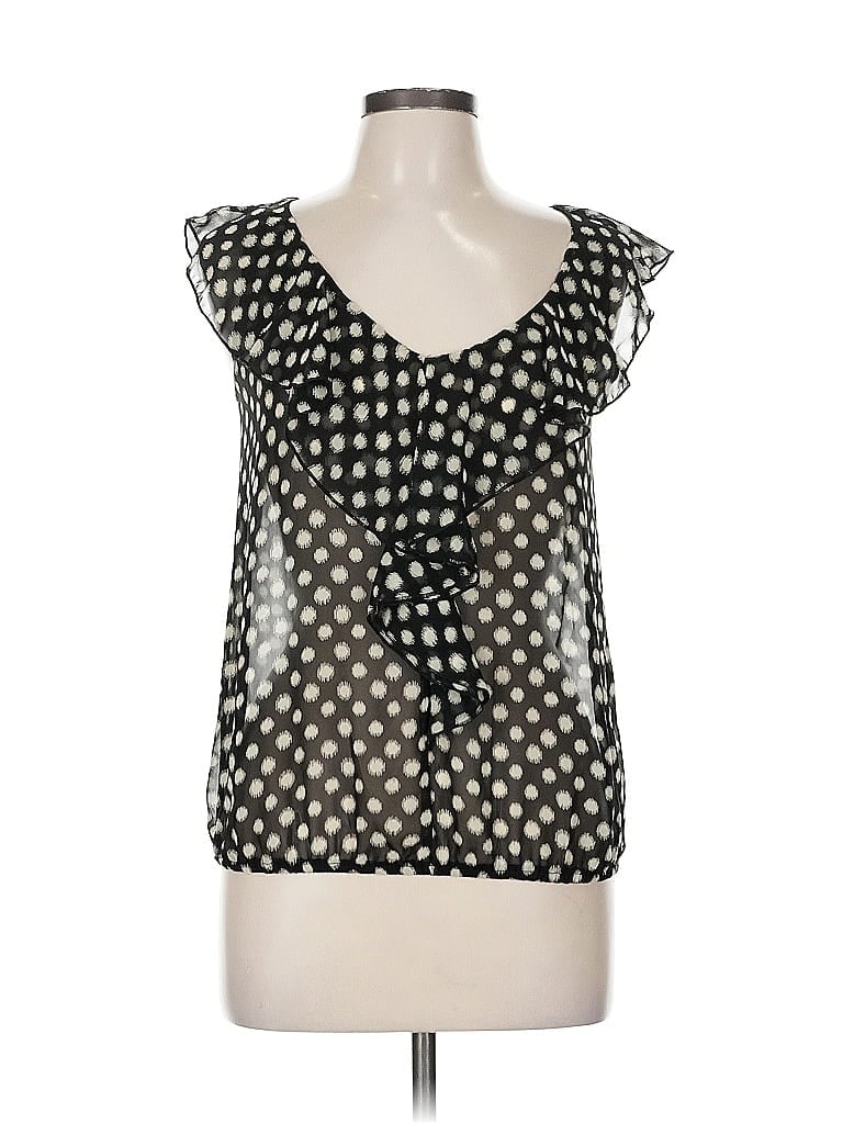 Pre-owned Soprano Sleeveless Blouse In Black