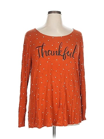 Lane Bryant Outlet Long Sleeve T-Shirt (view 1)