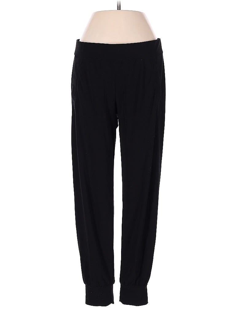 Norma Kamali Solid Black Casual Pants Size S - photo 1