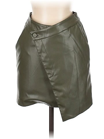 Nicholas Faux Leather Skirt (view 1)