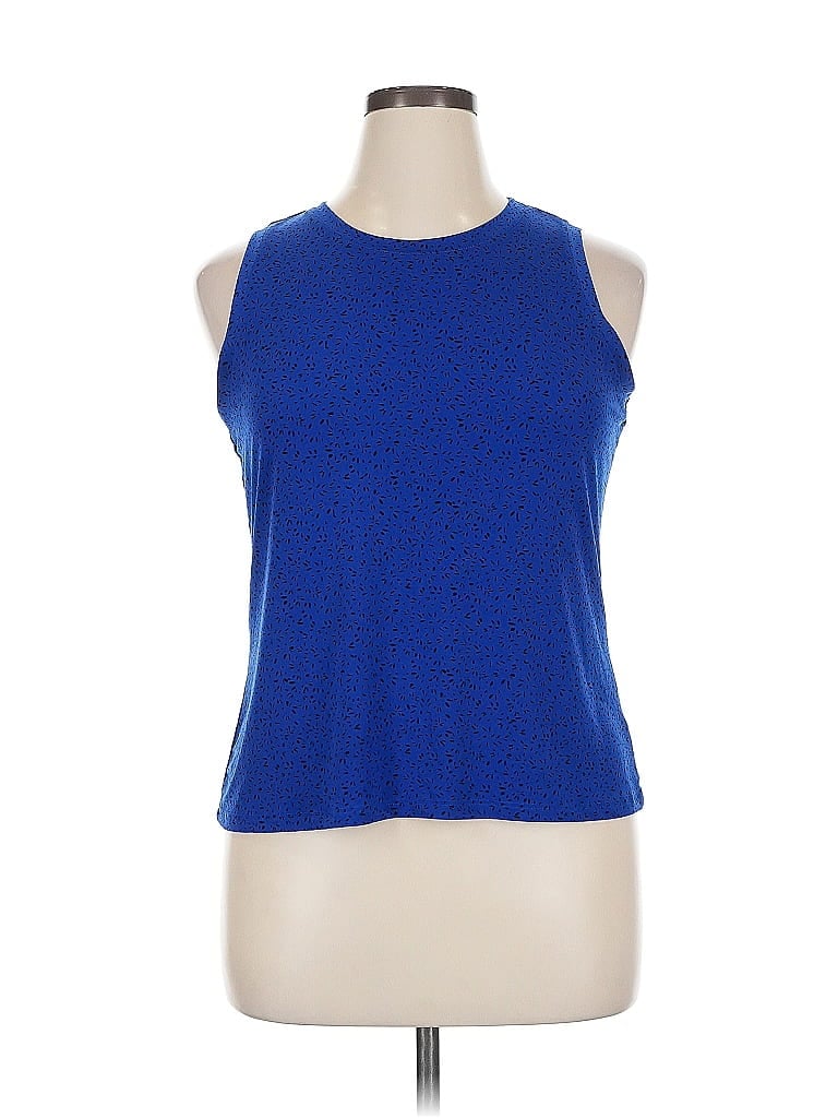 Pre-owned Chaus Sleeveless T-shirt In Blue
