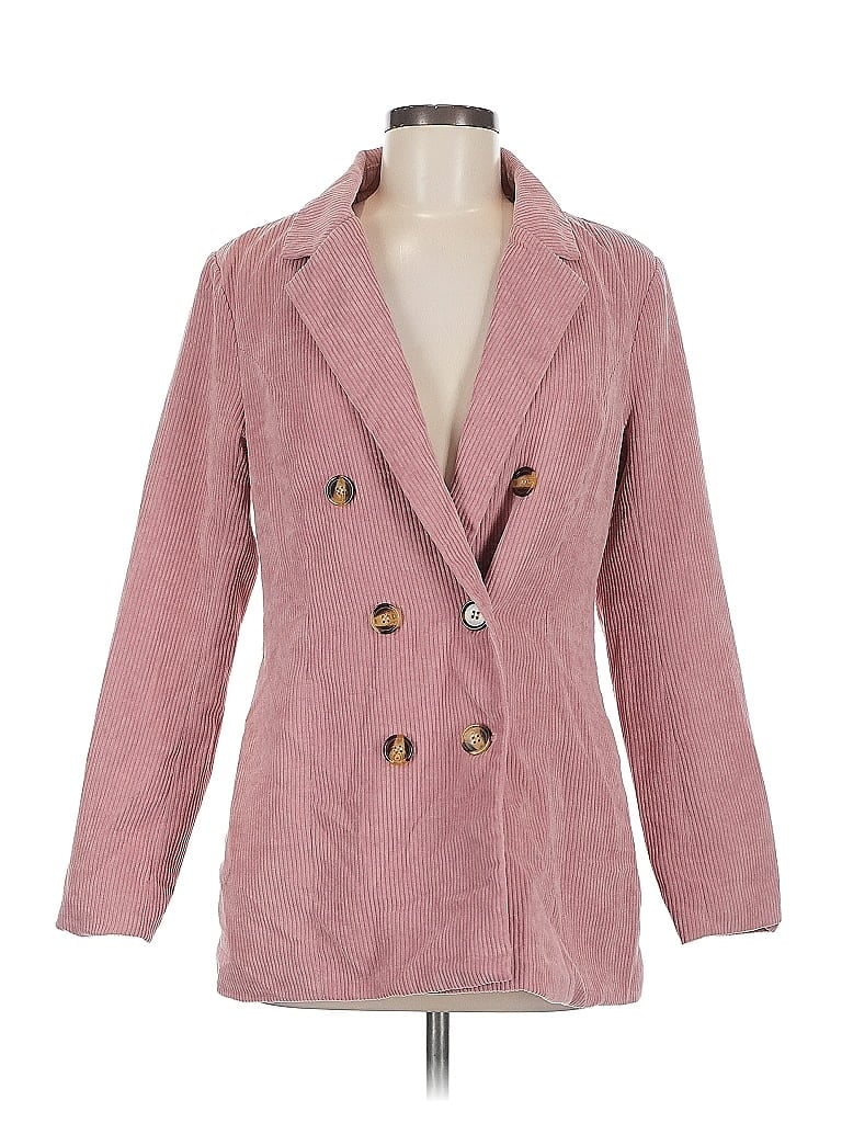 Pre-owned Prettylittlething Blazer Jacket In Pink