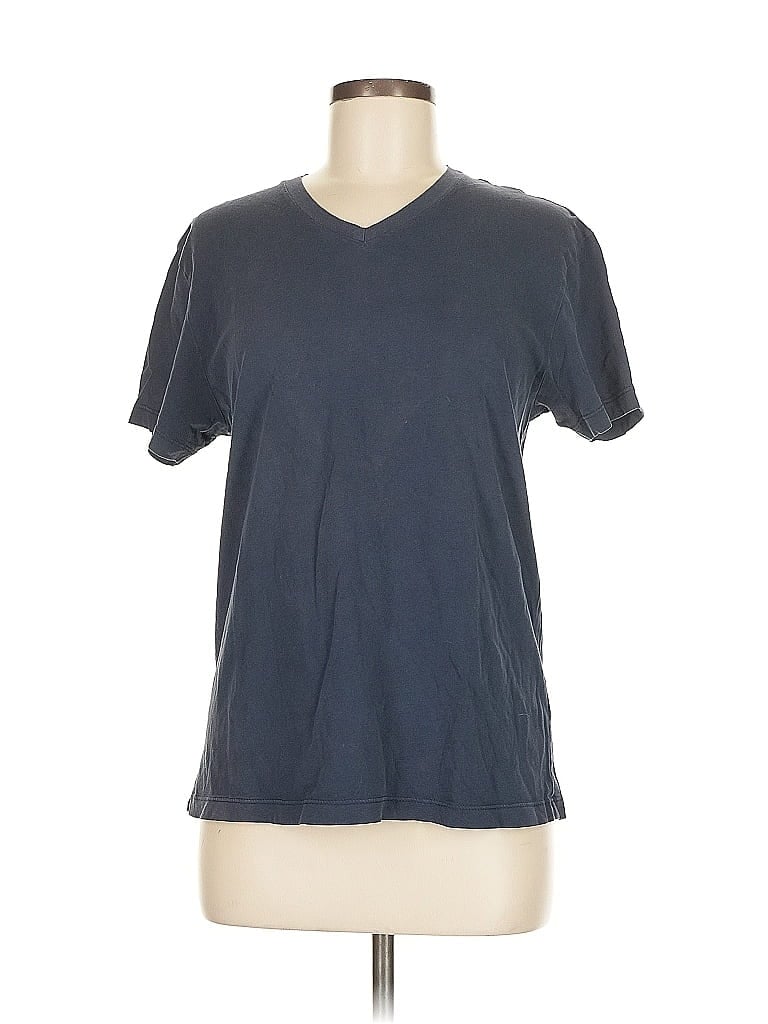 Pre-owned J.crew Factory Store Short Sleeve T-shirt In Blue