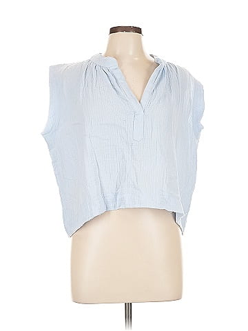 Karlie Sleeveless Button-Down Shirt (view 1)