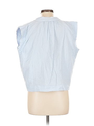 Karlie Sleeveless Button-Down Shirt (view 2)