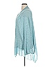 Torrid 100% Polyester Teal Blue Cardigan Size M (estimated) - photo 5