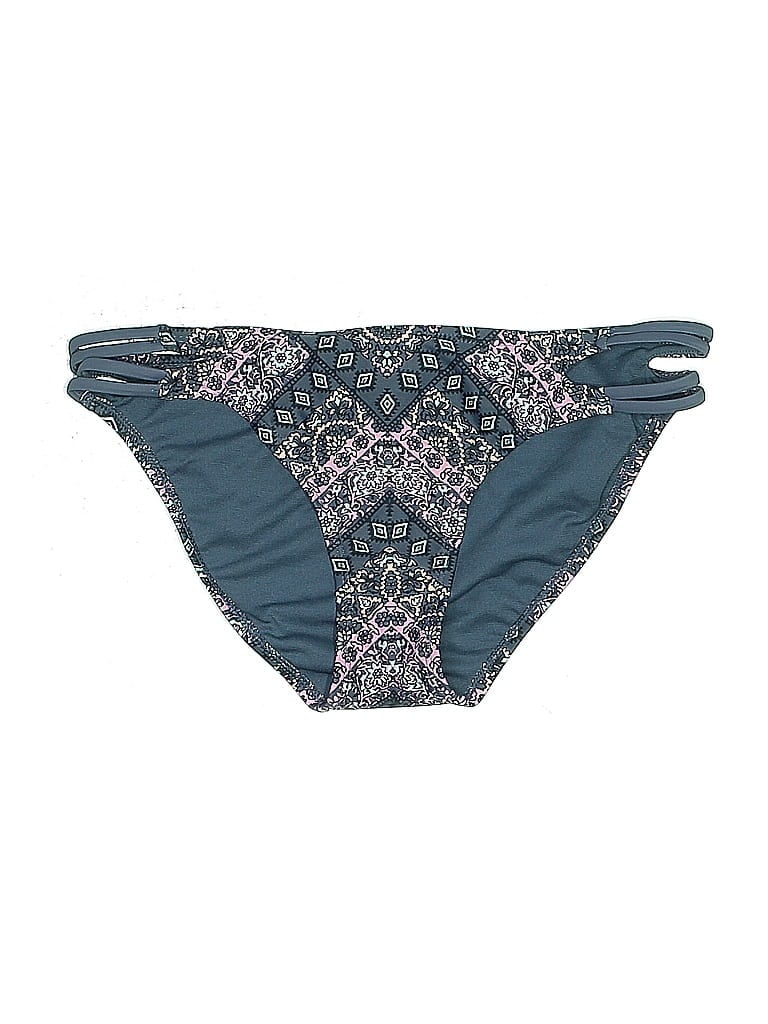Pre-owned Xhilaration Swimsuit Bottoms In Blue