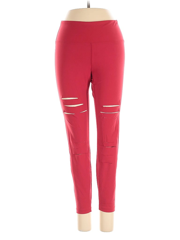 Pre-owned Zyia Active Active Pants In Red