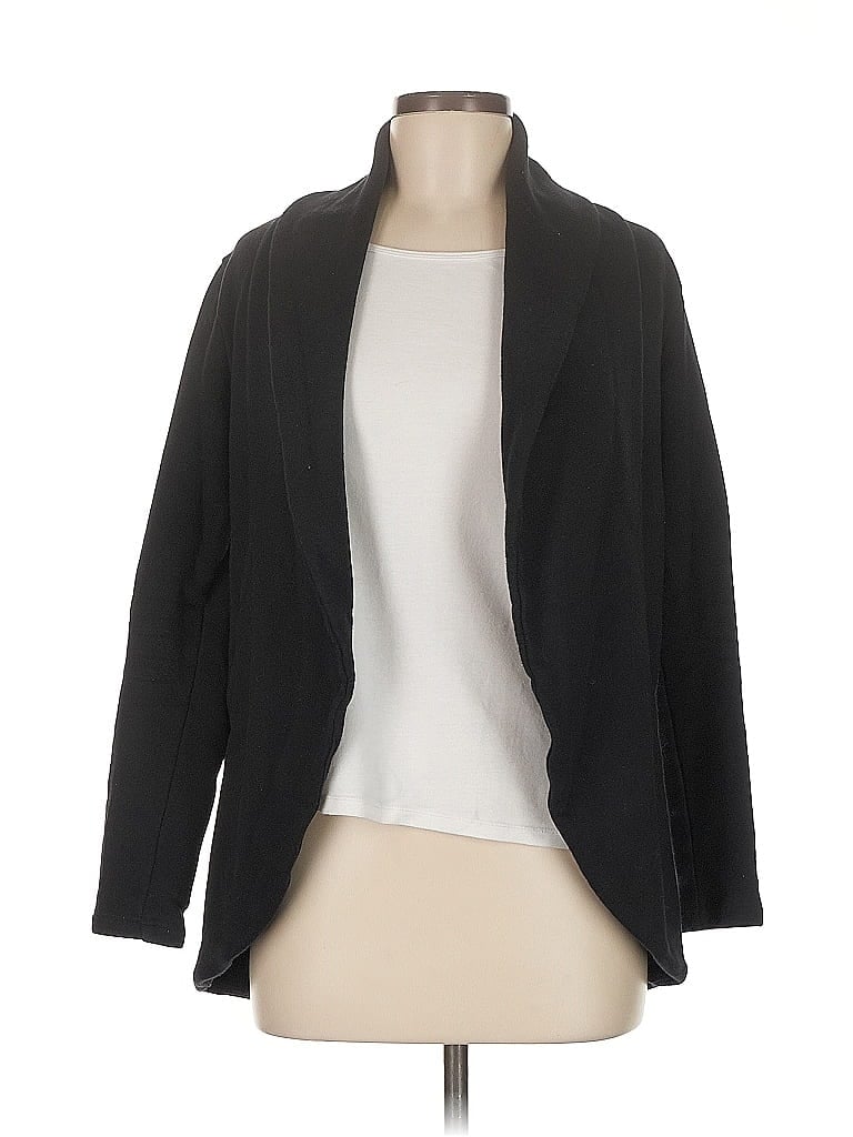 Pre-owned James Perse Cardigan Sweater In Black