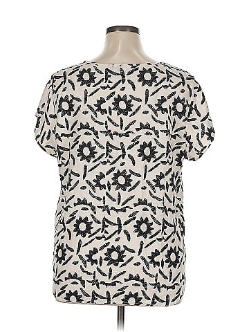 Jones New York Short Sleeve Blouse (view 2)