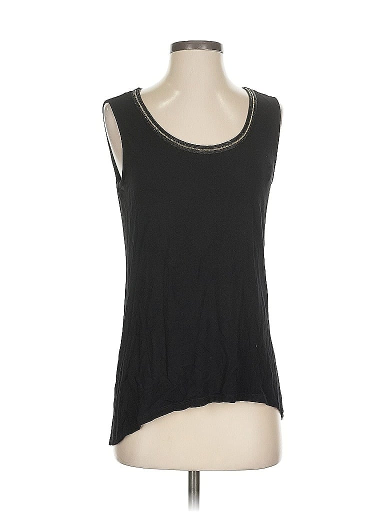 CALVIN KLEIN Pre-owned Sleeveless Top Black Scoop Neck Tops