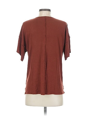 Bordeaux Short Sleeve Blouse (view 2)