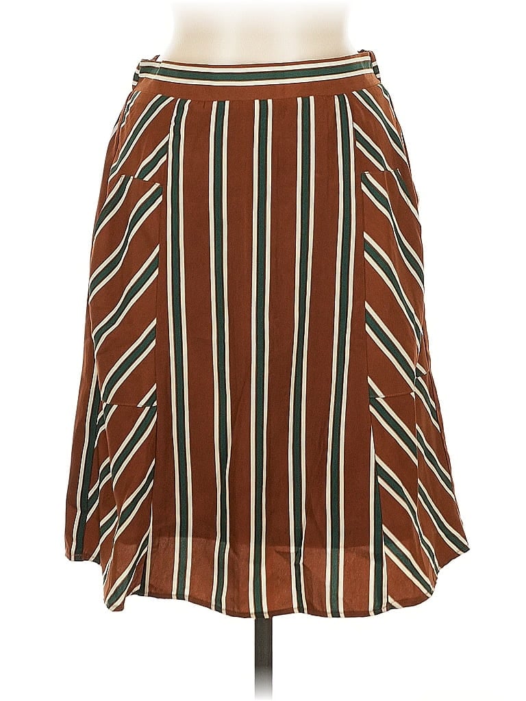 Pre-owned Roolee Casual Skirt In Brown