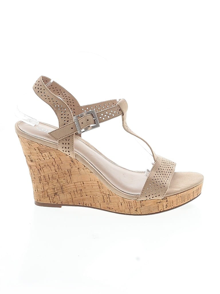 Pre-owned Charles By Charles David Wedges In Brown