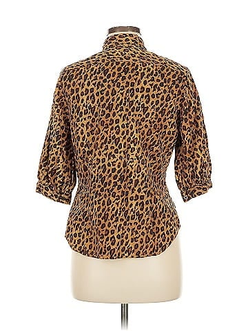 Lauren by Ralph Lauren 3/4 Sleeve Button-Down Shirt (view 2)