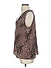 Willow & Clay Brown Sleeveless Blouse Size XS - photo 5