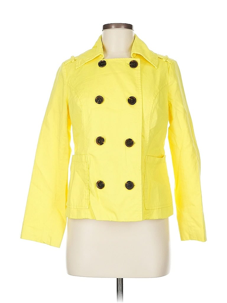 Pre-owned Old Navy Coat In Yellow