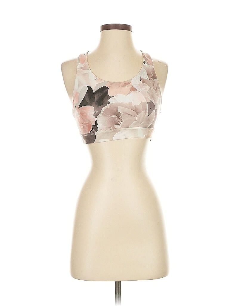 Pre-owned Active By Old Navy Tank Top Tan Strapless Neckline Tops In Brown