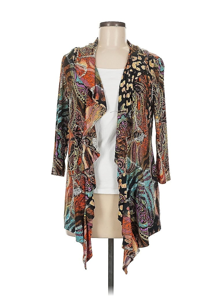 Click to view more detailed imagery on our partner's website Pre-owned Frank Lyman Design Kimono In Brown