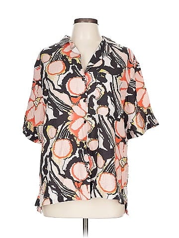 Topshop Short Sleeve Blouse (view 1)