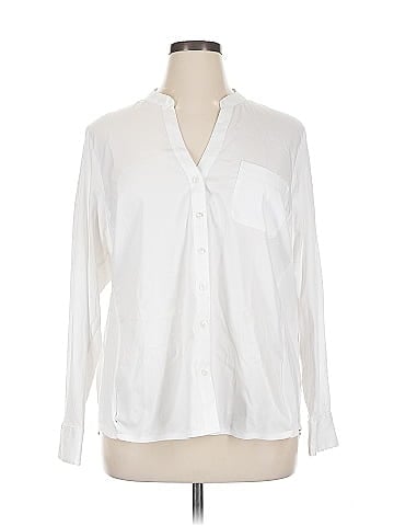 Calvin Klein Long Sleeve Button-Down Shirt (view 1)