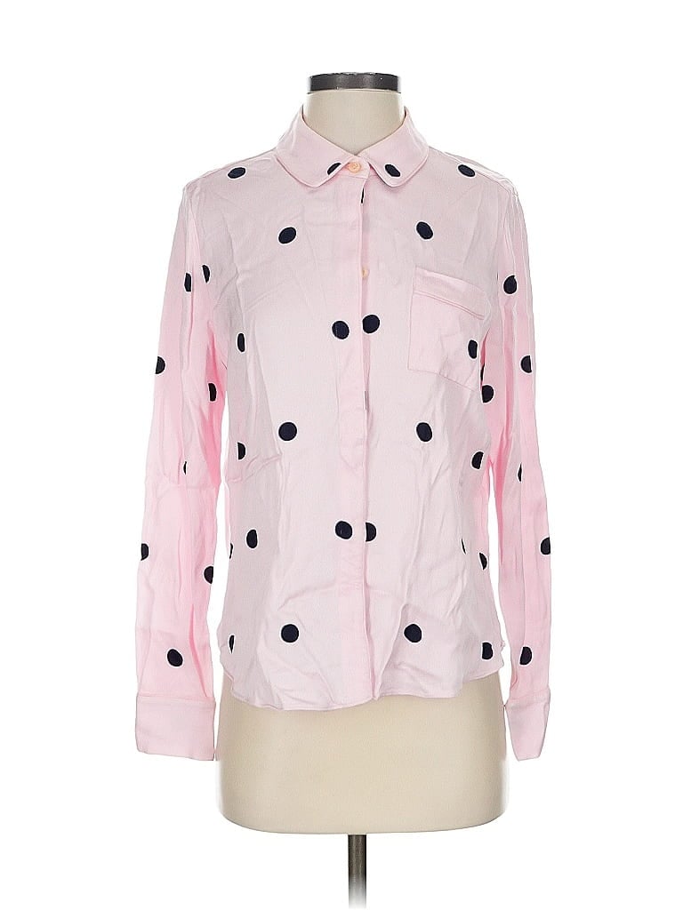 Pre-owned Kate Spade New York Long Sleeve Blouse In Pink