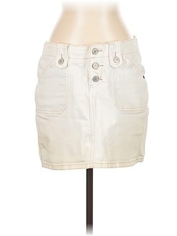 Express Denim Skirt (view 1)
