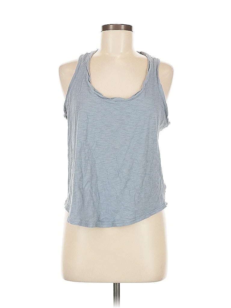 Pre-owned Gap Tank Top Blue Halter Neckline Tops