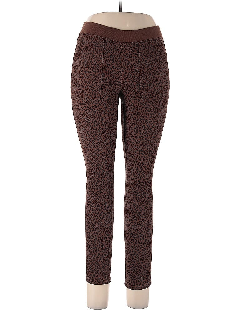 Pre-owned Assorted Brands Leggings In Brown