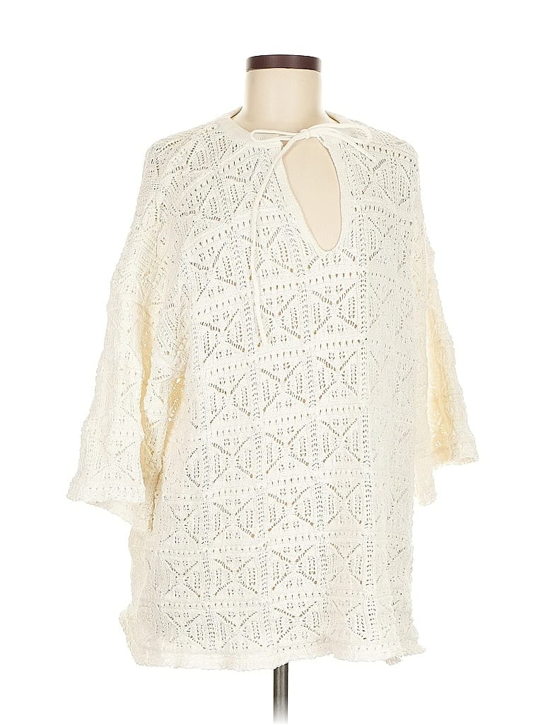 Click to view more detailed imagery on our partner's website Pre-owned Zara Cardigan Sweater In White