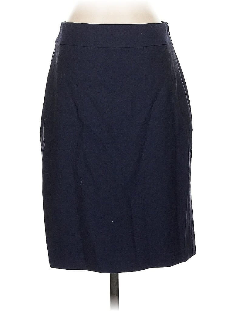 Banana Republic Wool Skirt In Blue